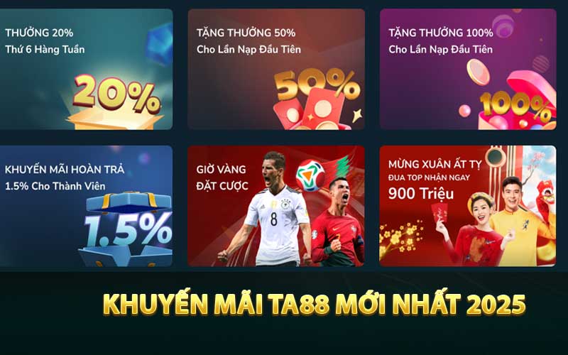 Những Chương Trình Khuyến Mãi TA88 Mới Nhất 2025